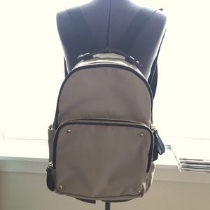 Cute Lavender Backpack with Gold details!